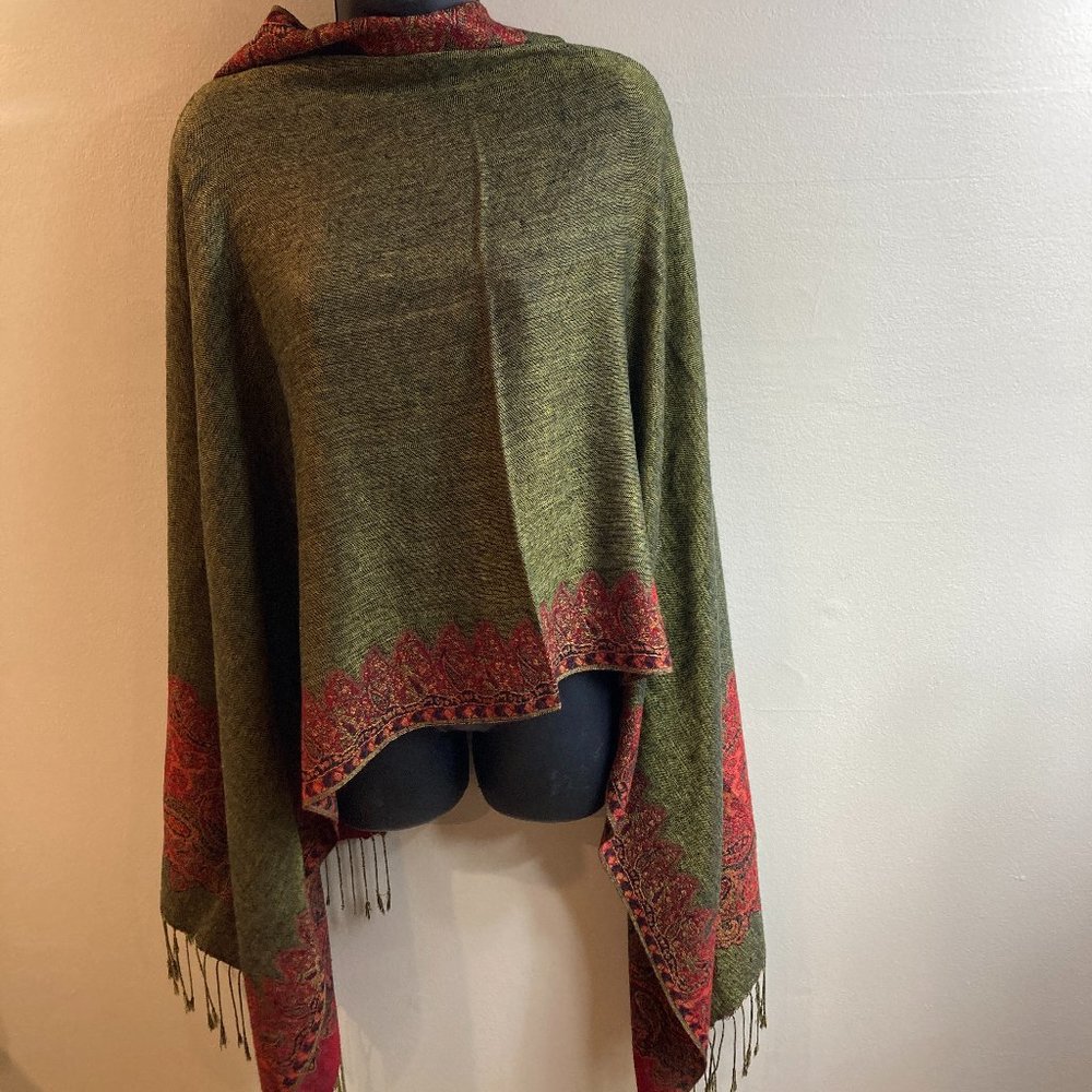 Patterned Scarf Wrap